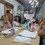 Roseann Egidio Teaches Water Color Painting Class