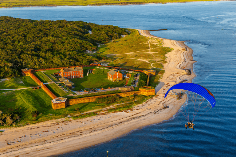 New Business. Paragliding Along Amelia's Coast - Get A Birds Eye View
