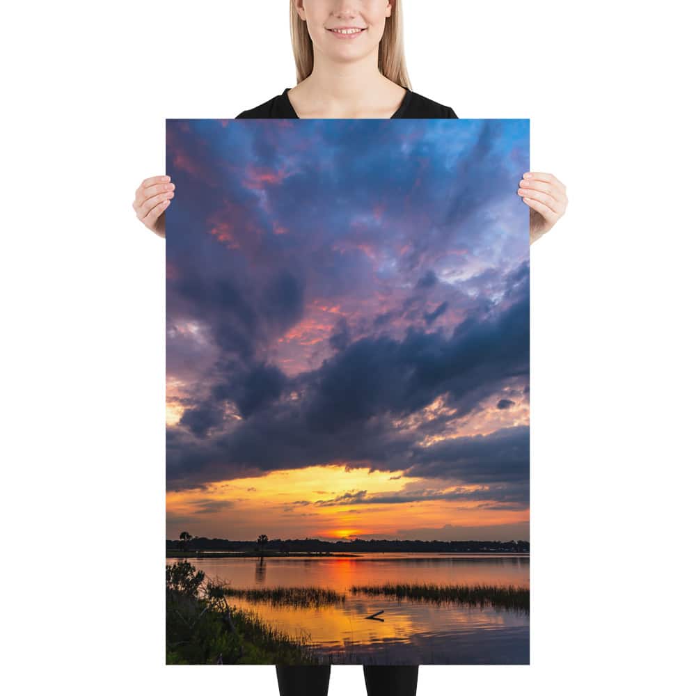 Art Poster - Tideviews Sunset