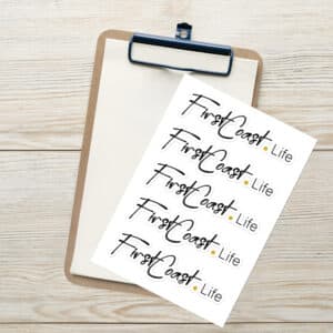 Sticker sheet - First Coast Life