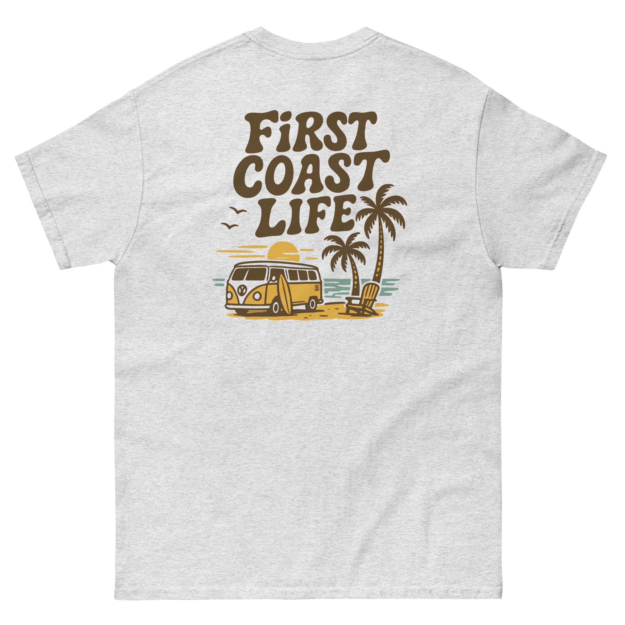 Livin' the First Coast Life - Unisex classic tee (front & back design) - Image 4
