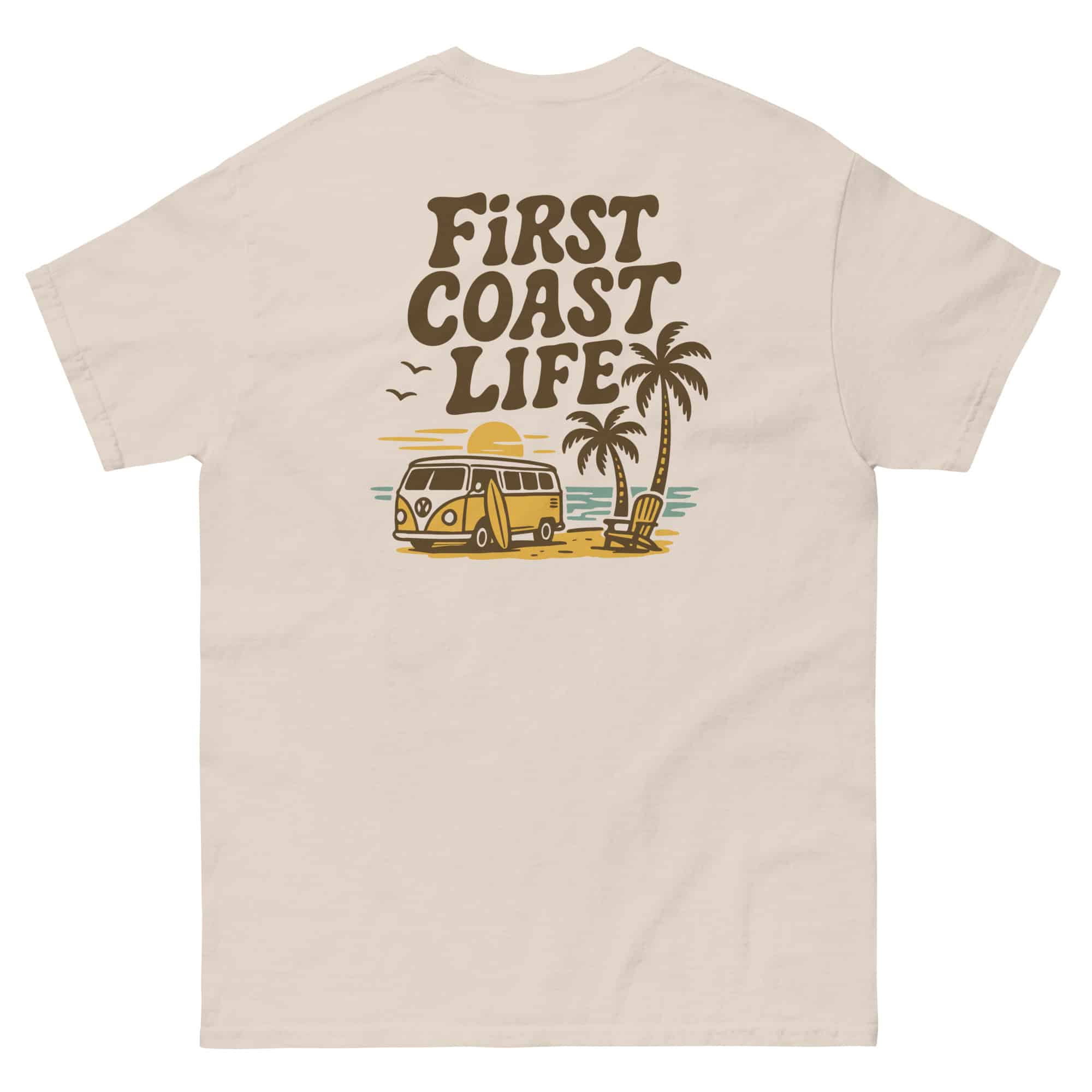 Livin' the First Coast Life - Unisex classic tee (front & back design) - Image 6