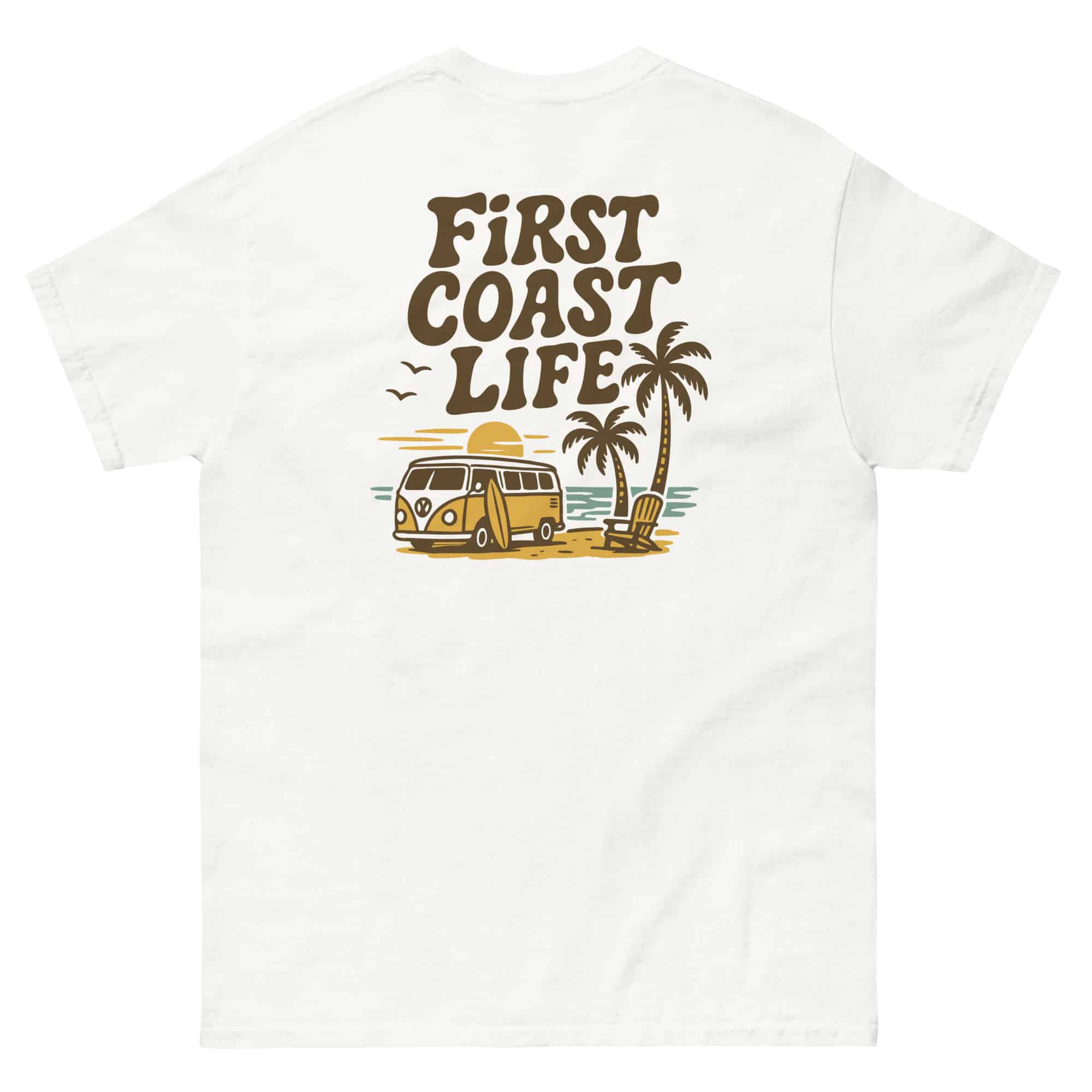 Livin' the First Coast Life - Unisex classic tee (front & back design)