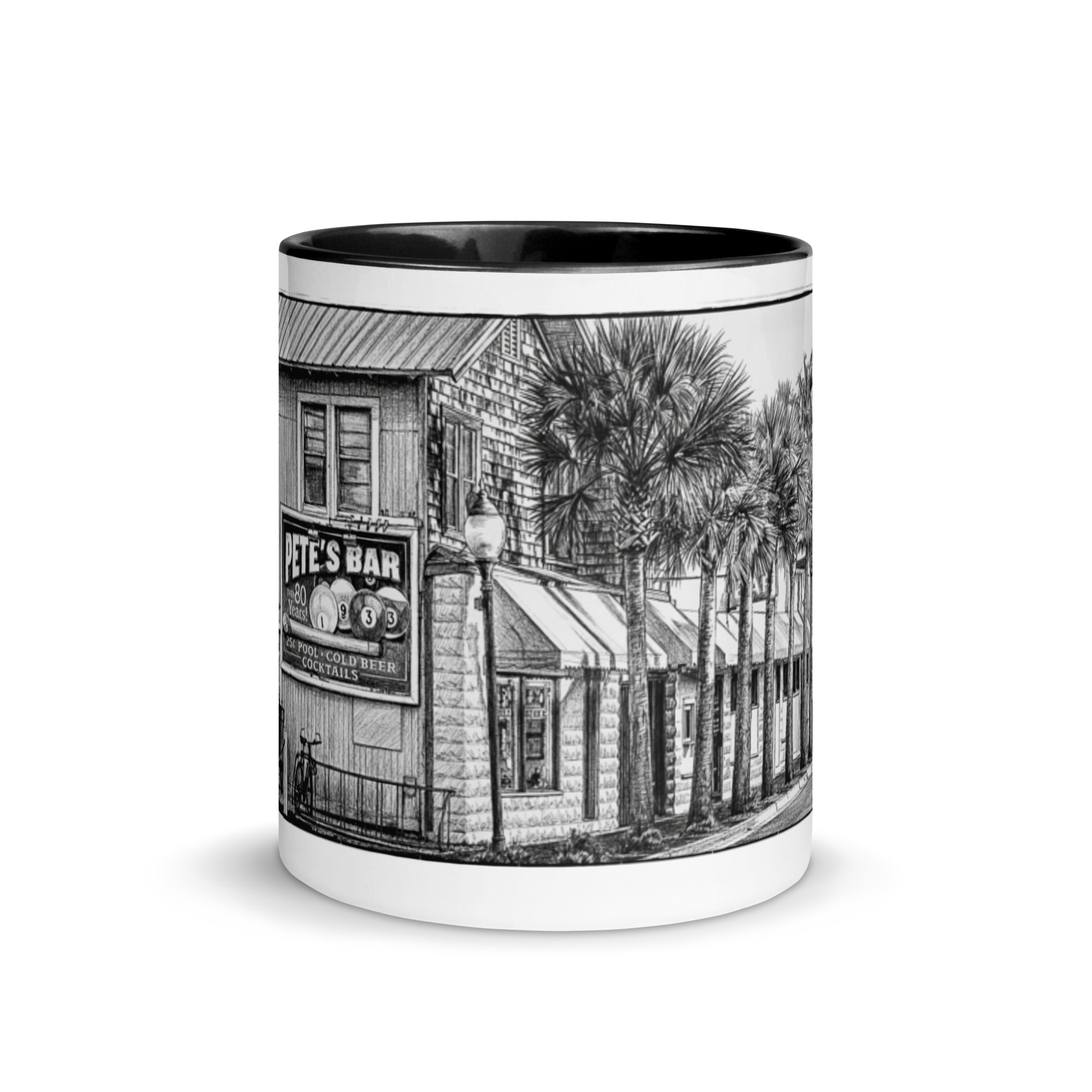Pete's Bar Mug Nostalgic B&W - Image 3