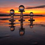 Candlesticks Lensball Photography