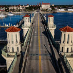 Historic Flagler Hotel and College from Bridge of Lions
